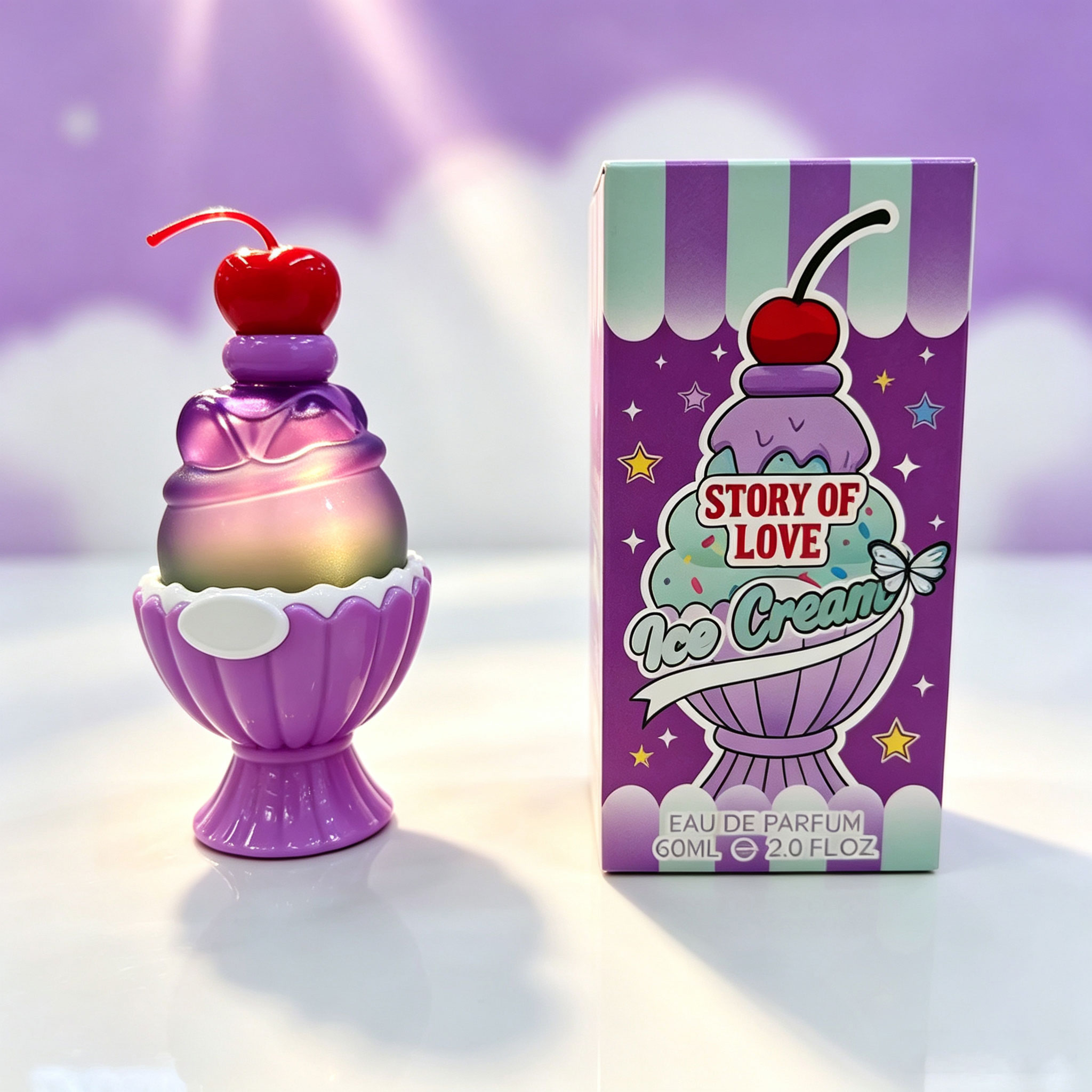 Cute Ice Cream Shaped Eau De P - Candle Shop review and price