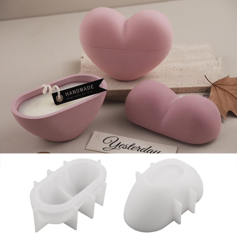 DIY Heart Shape Candle Jar Sil - Candle Vessel Supplies review and price