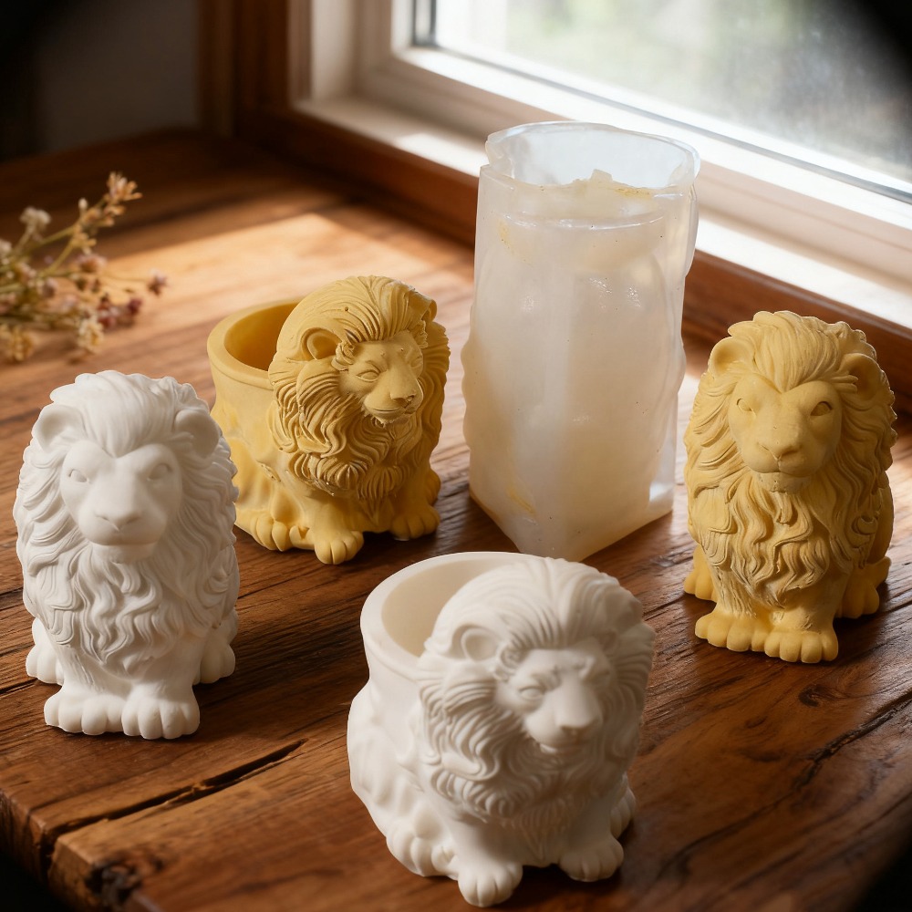 Lion Pot Silicone Molds Handma - Candle Vessel Supplies review and price
