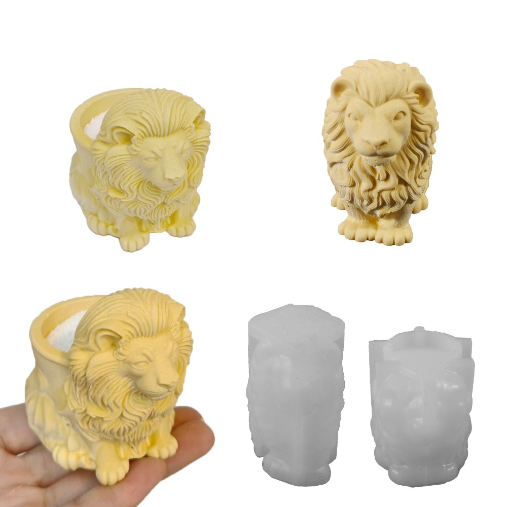 Lion Pot Silicone Molds Handma - Candle Vessel Supplies review and price