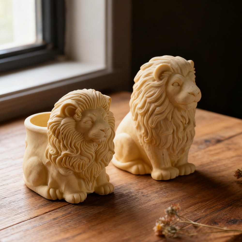 Lion Pot Silicone Molds Handma - Candle Vessel Supplies review and price