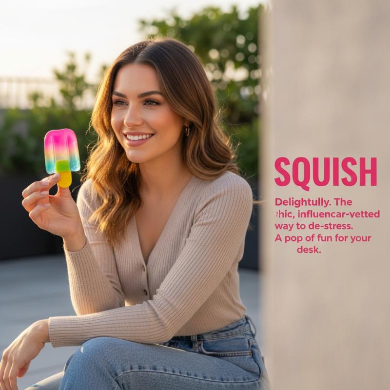 Sensory Squishy Ice Cream Cube - Candle Shop review and price