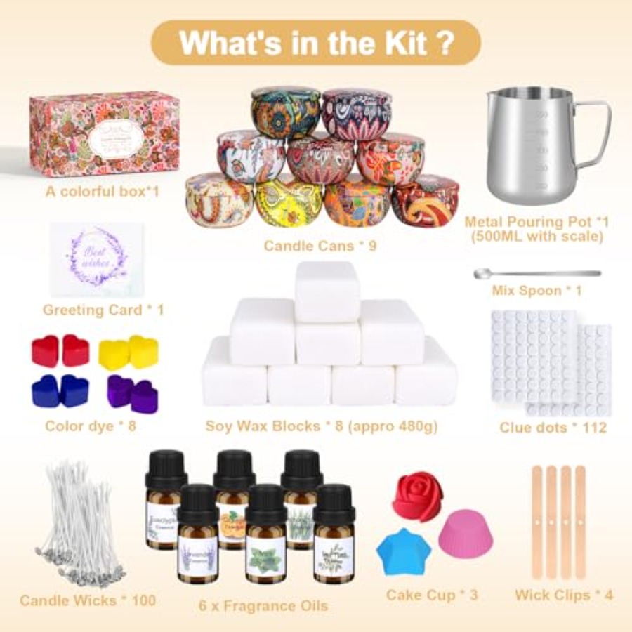 Candle Making Kit for Adult DI - Candle Supplies Essential Oils review and price